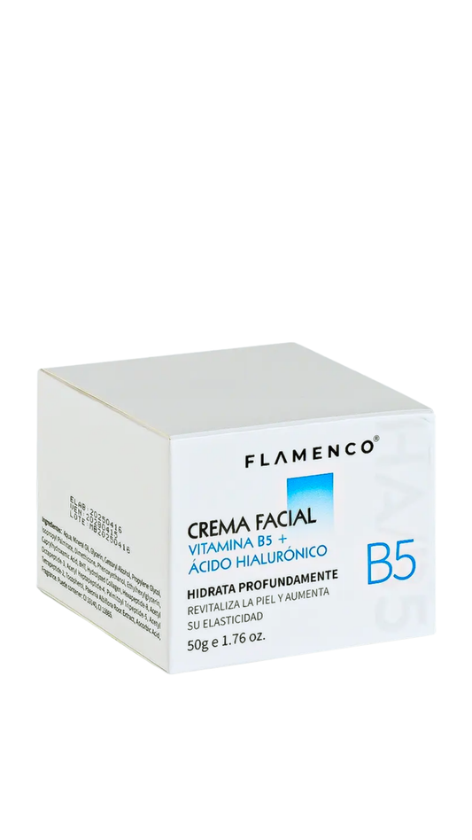 Crema Facial Vitamina B5 + Ácido Hialurónico