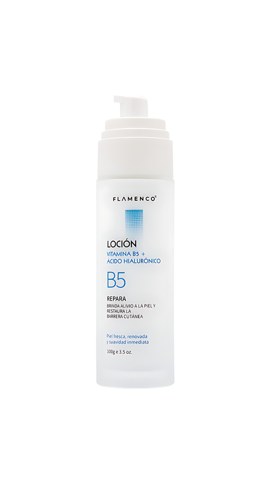 Loción Vitamina B5 + Ácido hialurónico