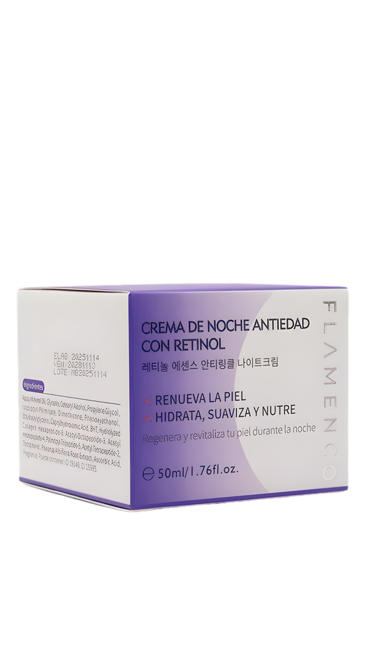 Crema De Noche Antiedad Con Retinol