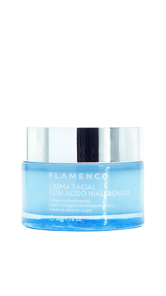 Crema Facial Con Ácido Hialurónico