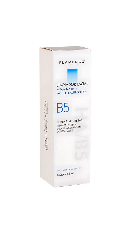 Limpiador facial Vitamina B5 + Ácido hialurónico